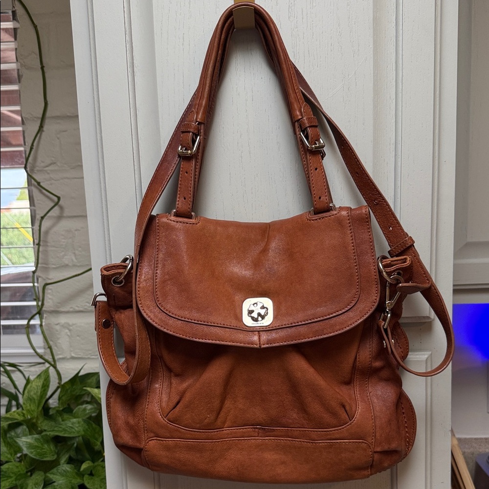 Frederic T Paris Genuine Leather Messenger Bag